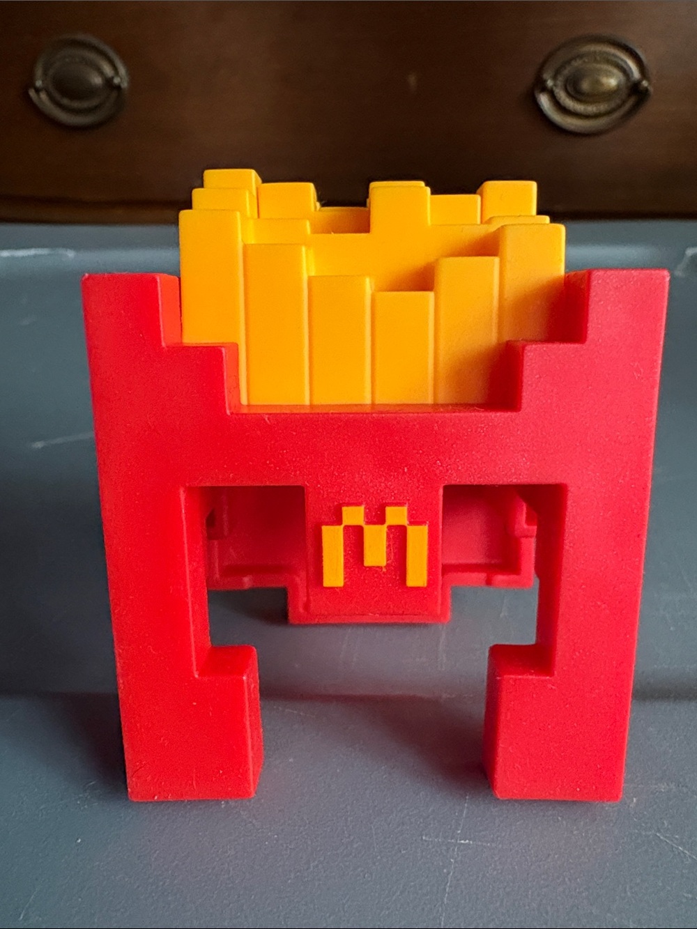 Minecraft x McDonalds Collab Toy | Fry Helmet